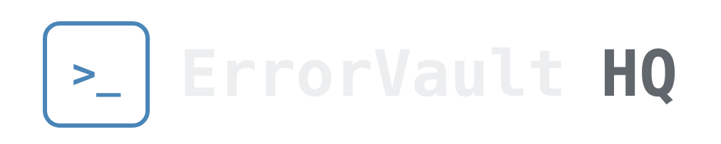 ErrorVaultHQ